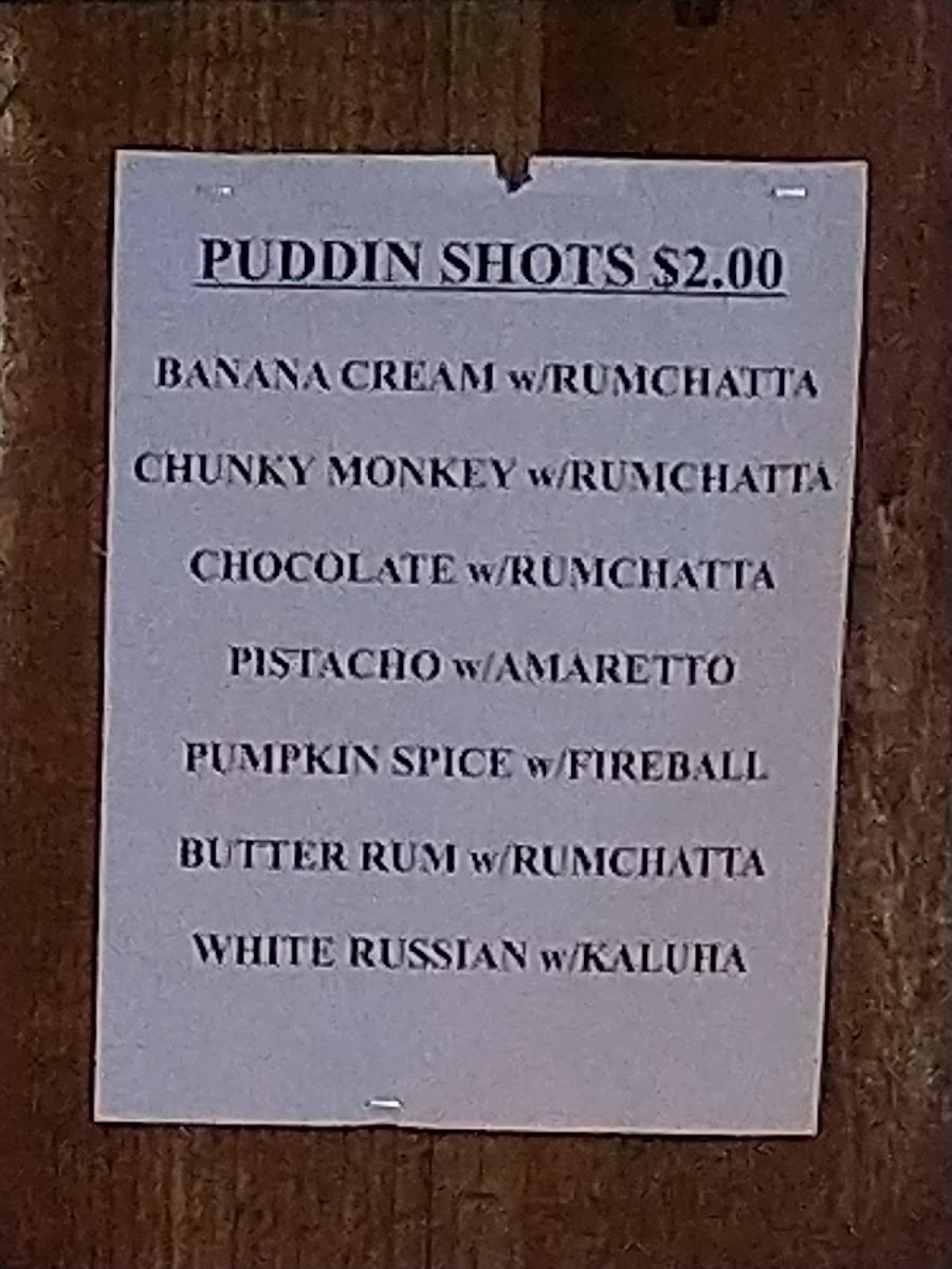 Foxhead Lounge Menu - Image 4